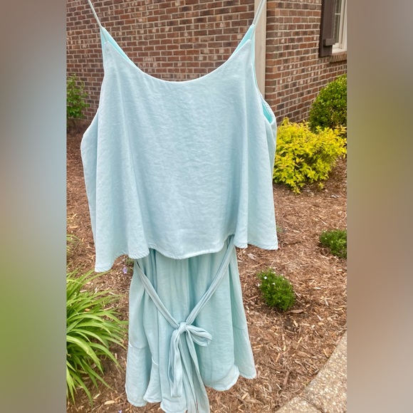Brand new! She + Sky mint green romper. Size small - Picture 8 of 8